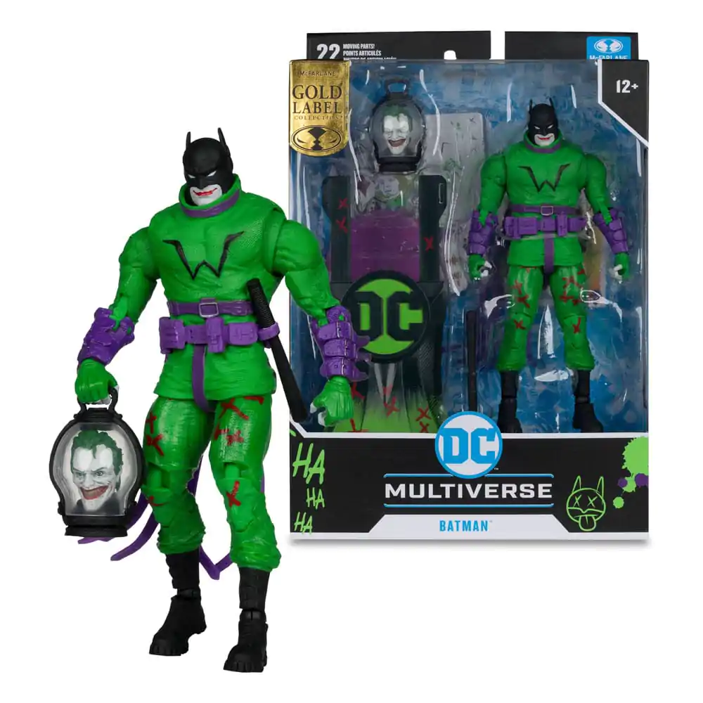 DC Multiverse akčná figúrka Batman (Batman: Last Knight on Earth) Jokerized (Gold Label) 18 cm termékfotó