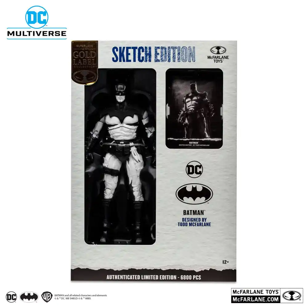 DC Multiverse Akčná figúrka Batman od Todda McFarlanea Sketch Edition (Gold Label) 18 cm termékfotó