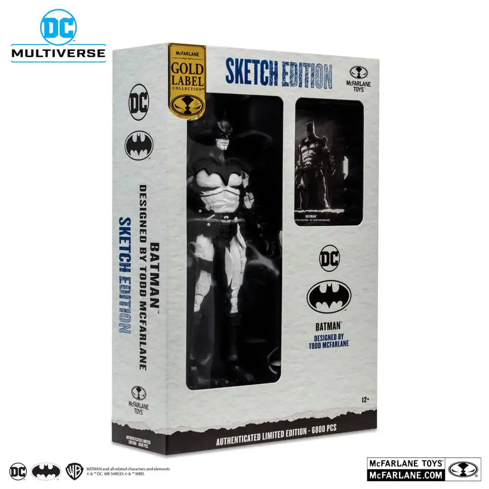 DC Multiverse Akčná figúrka Batman od Todda McFarlanea Sketch Edition (Gold Label) 18 cm termékfotó