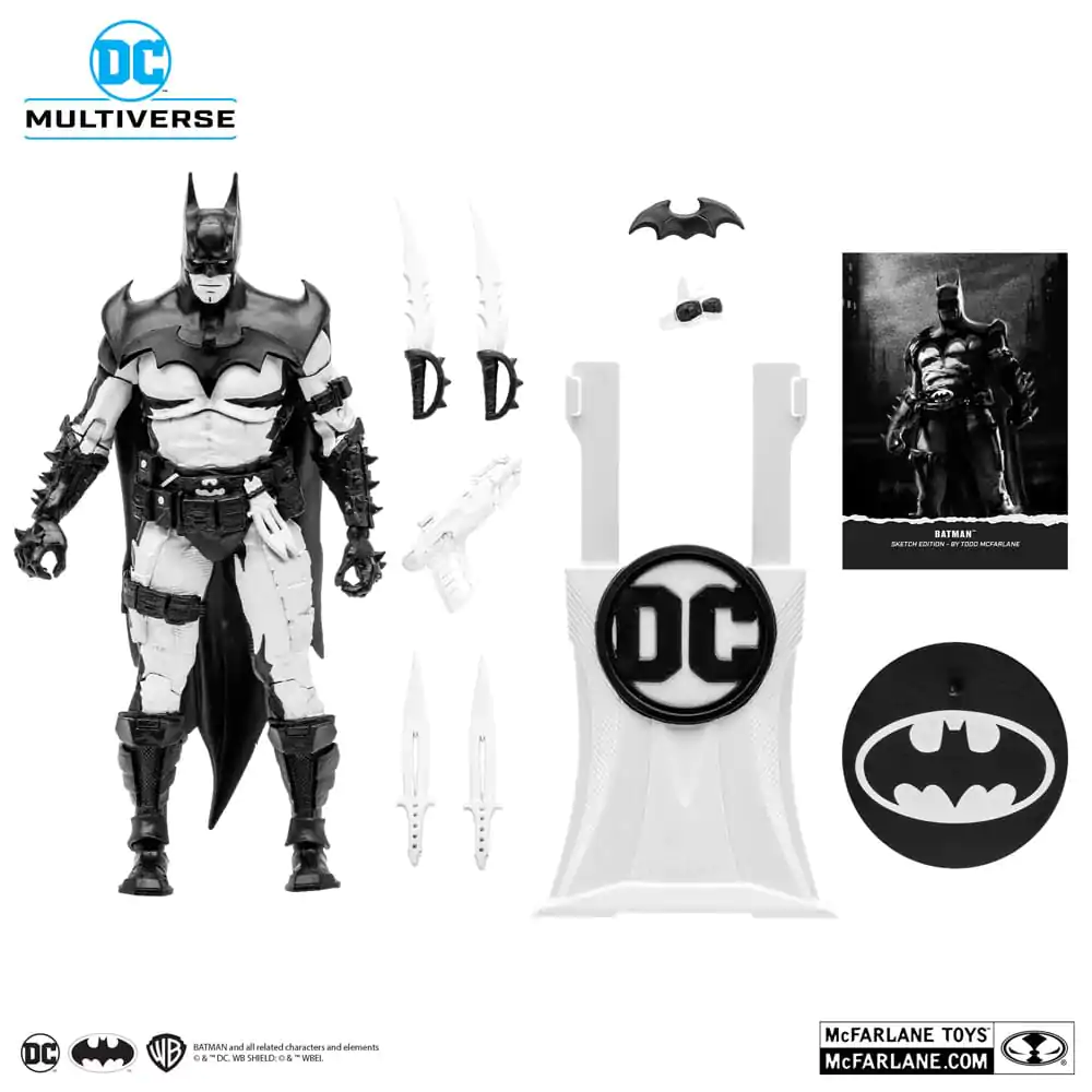 DC Multiverse Akčná figúrka Batman od Todda McFarlanea Sketch Edition (Gold Label) 18 cm termékfotó