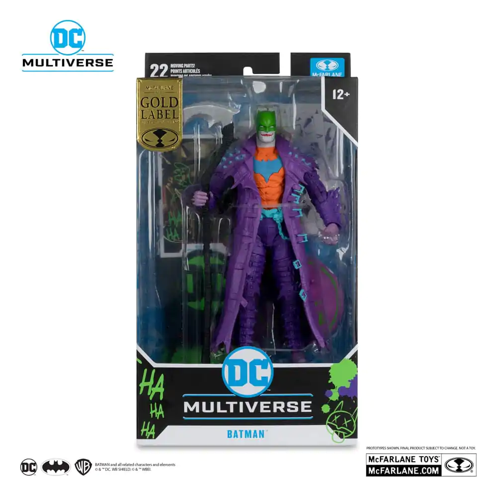 Akčná figúrka DC Multiverse Batman (Dark Nights: Death Metal) Jokerized (Gold Label) 18 cm produktová fotografia