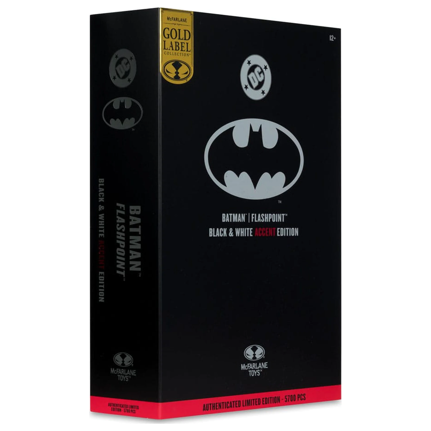Akčná figúrka DC Multiverse Batman (Flashpoint) (Black & White Accent Edition) (Gold Label) 18 cm produktová fotografia