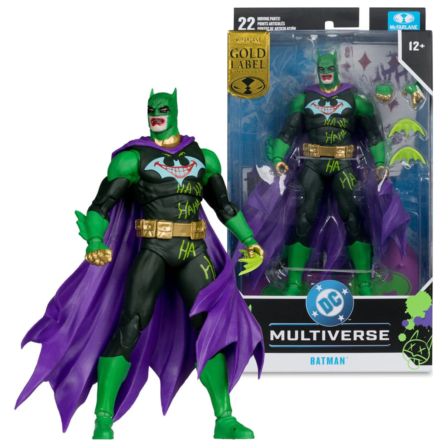 DC Multiverse akčná figúrka Batman (Joker War) (Jokerized) (Gold Label) 18 cm produktová fotografia