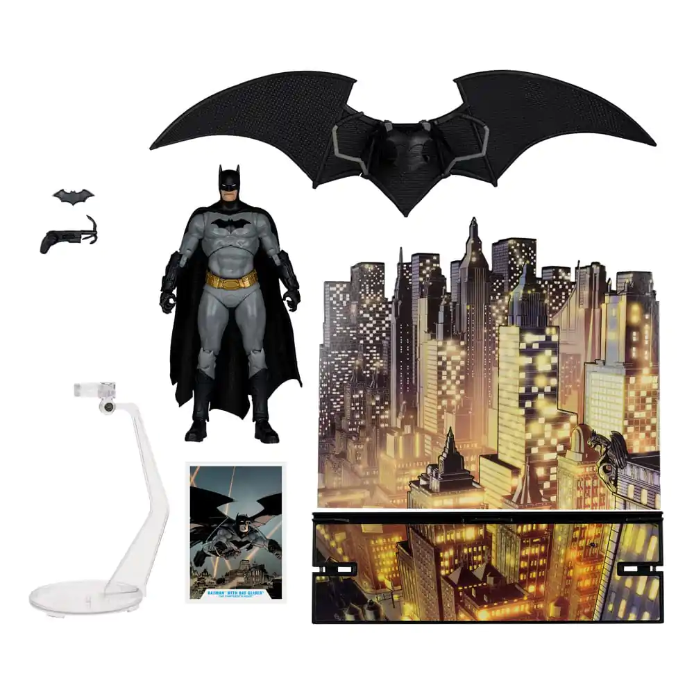 DC Multiverse Akčná figúrka Batman s Bat-Gliderom (The Thirteenth Hour) (Gold Label) 18 cm termékfotó