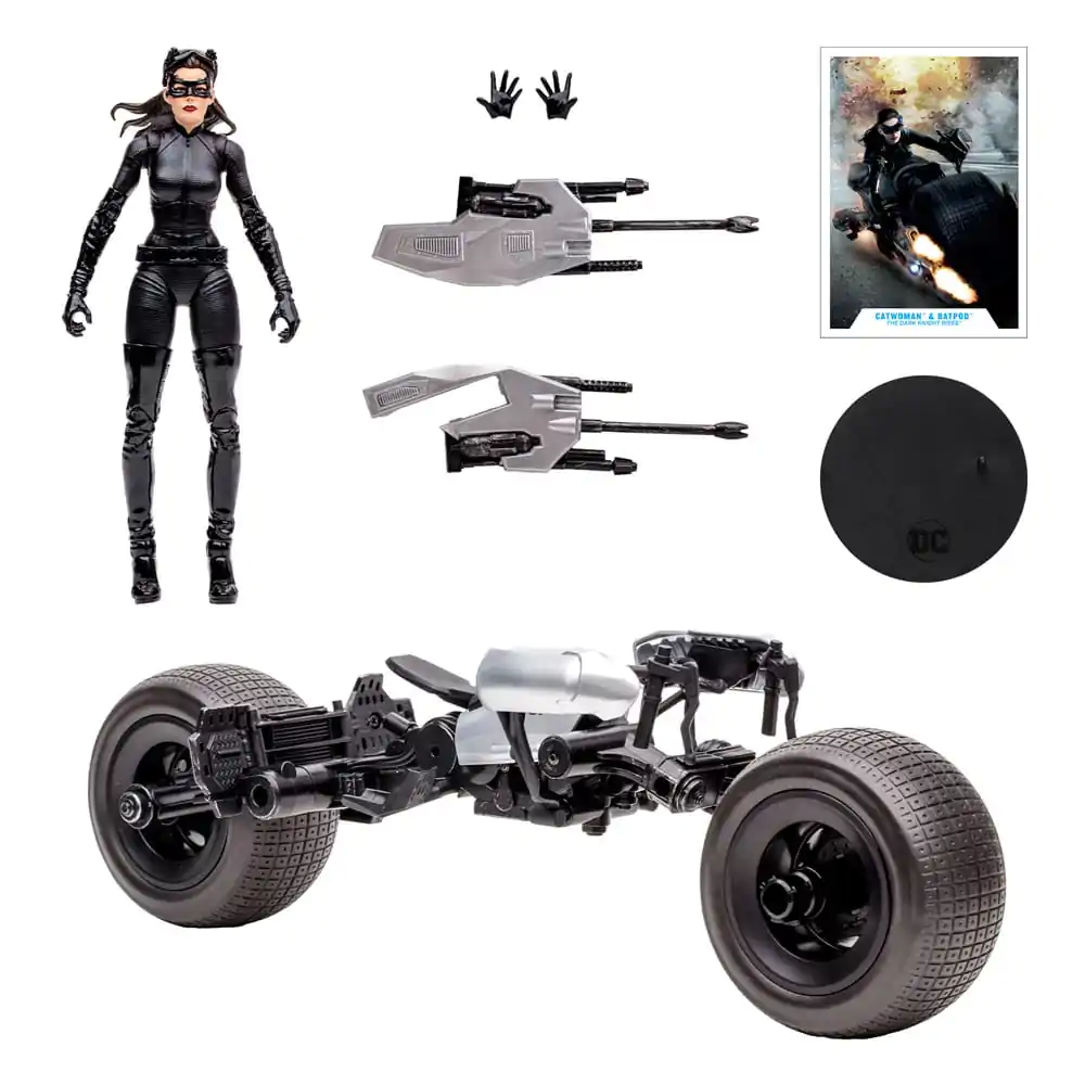 DC Multiverse Vozidlo Batpod s Catwoman (The Dark Knight Rises) termékfotó