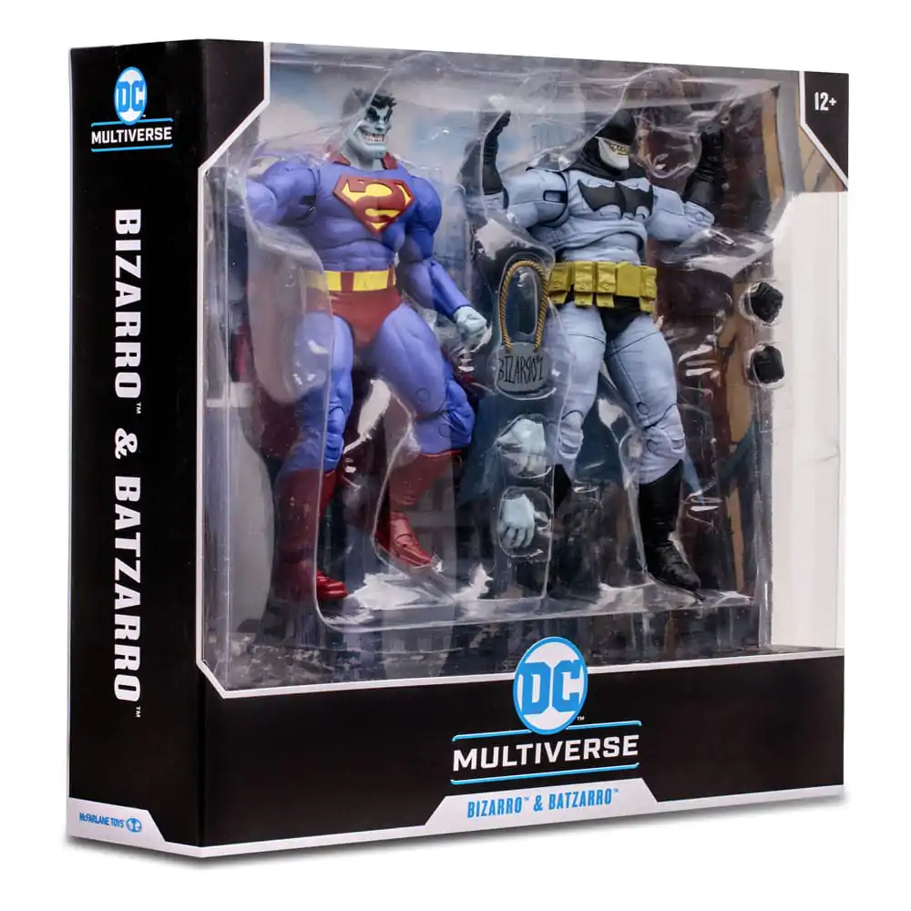 DC Multiverse akčná figúrka 2-balenie Bizarro & Batzarro 18 cm termékfotó