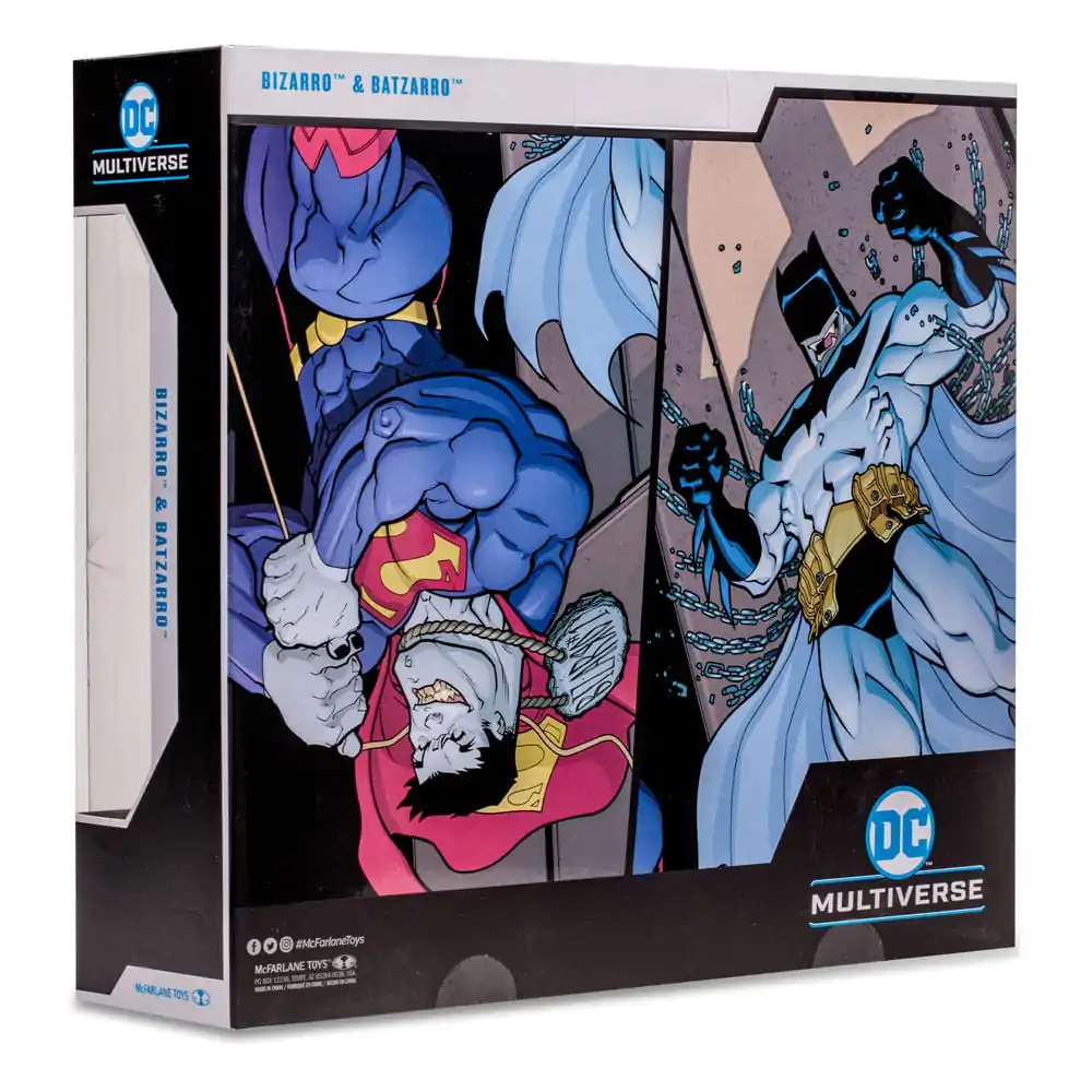 DC Multiverse akčná figúrka 2-balenie Bizarro & Batzarro 18 cm termékfotó