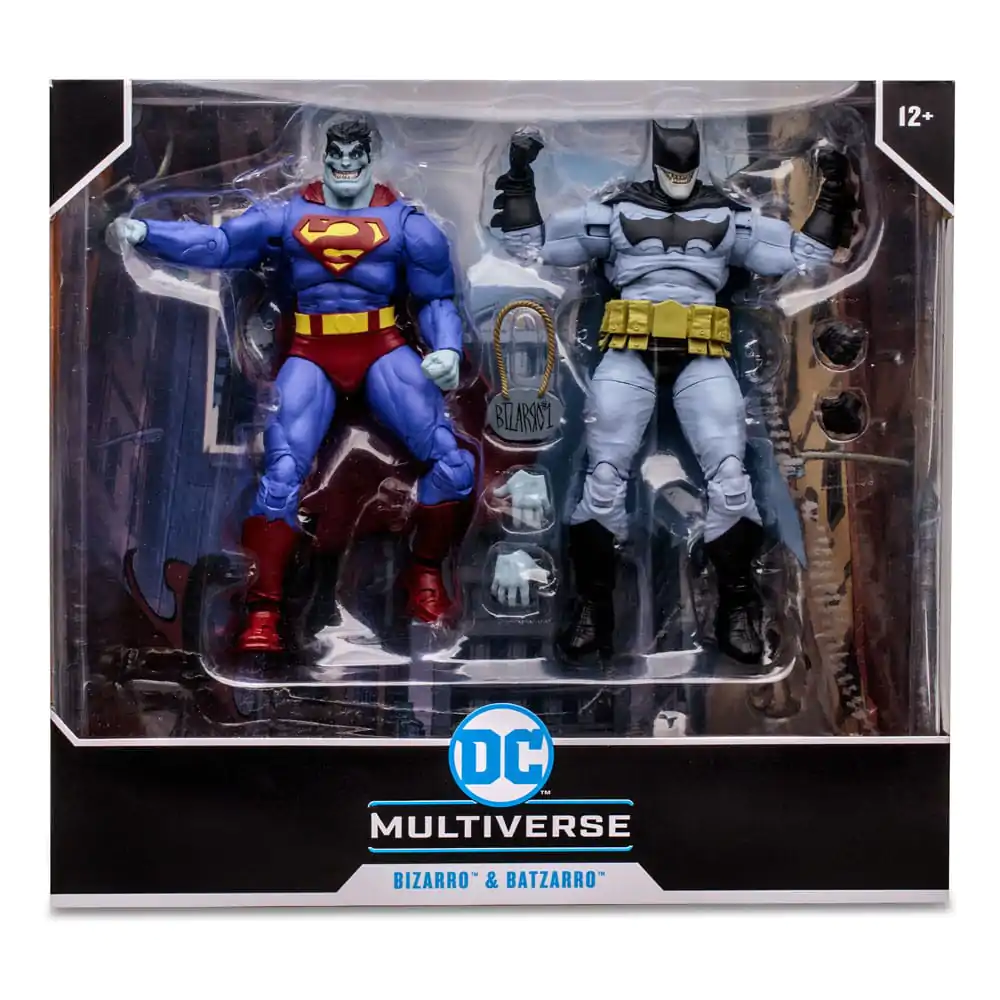 DC Multiverse akčná figúrka 2-balenie Bizarro & Batzarro 18 cm termékfotó