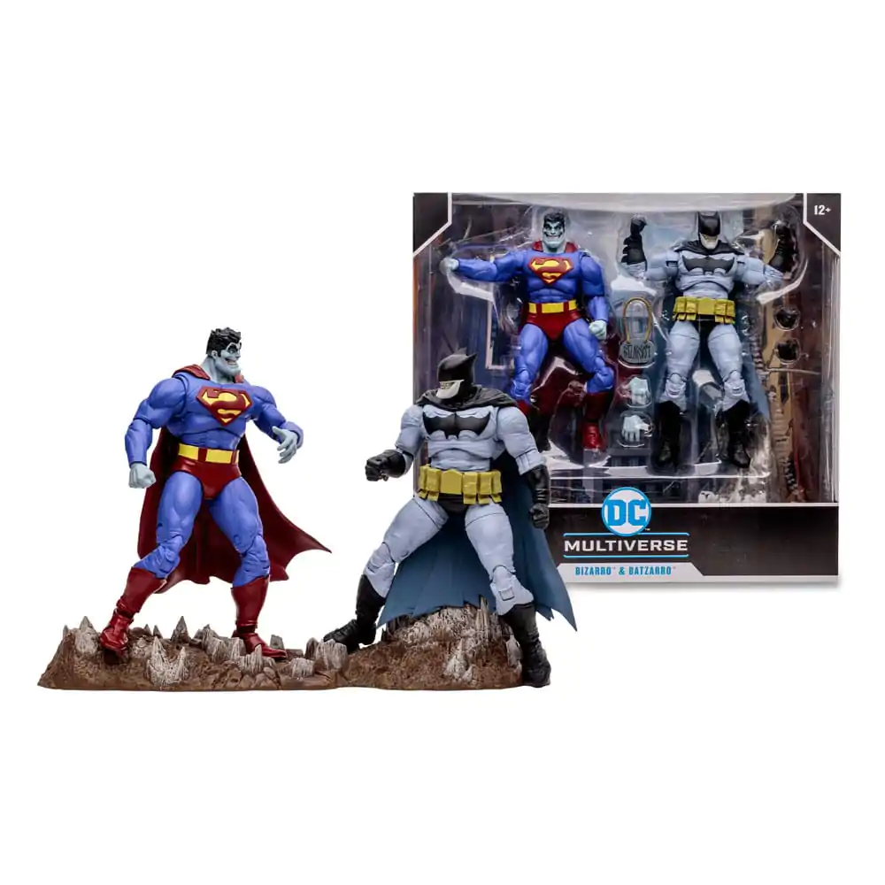 DC Multiverse akčná figúrka 2-balenie Bizarro & Batzarro 18 cm termékfotó