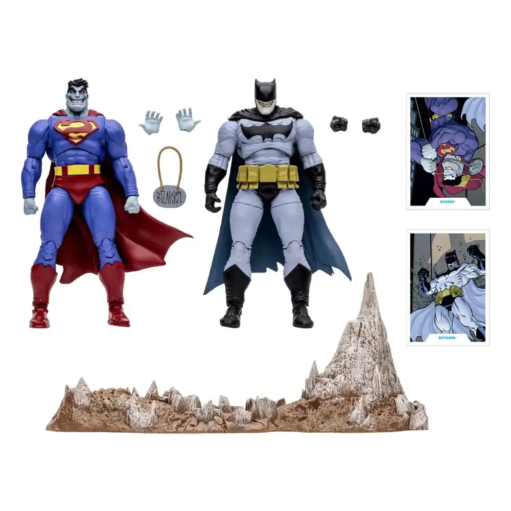 DC Multiverse akčná figúrka 2-balenie Bizarro & Batzarro 18 cm termékfotó