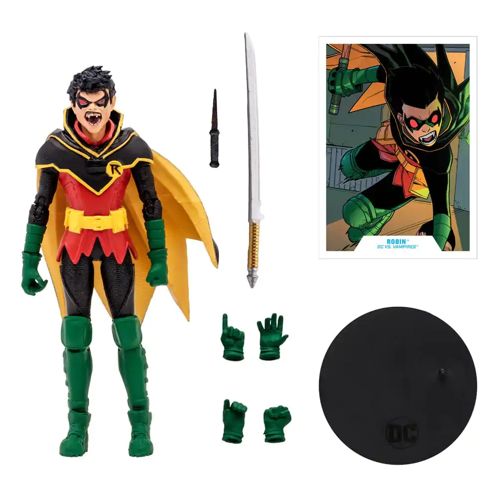 Akčná figúrka DC Multiverse Damian Wayne Robin (DC vs. Vampires) (Gold Label) 18 cm produktová fotografia