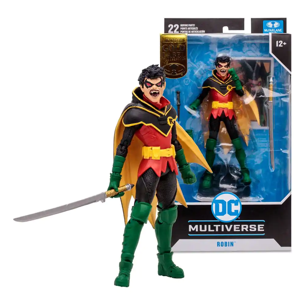 Akčná figúrka DC Multiverse Damian Wayne Robin (DC vs. Vampires) (Gold Label) 18 cm produktová fotografia