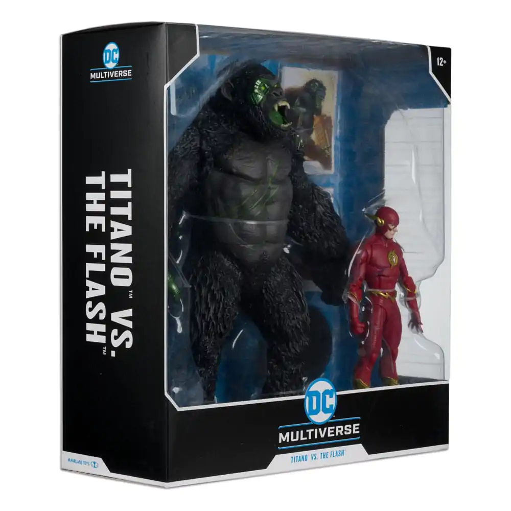 DC Multiverse Akčná Figúrka 2-Pack Flash vs. Titano 18 cm produktová fotografia