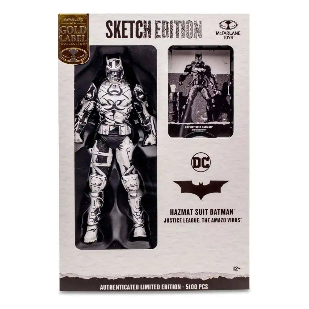 Akčná figúrka Hazmat Suit Batman (Line Art) (Gold Label) 18 cm produktová fotografia
