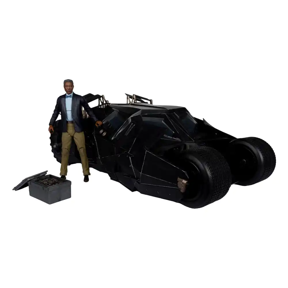 DC Multiverse Vozidlo Tumbler s Lucuis Foxom (The Dark Knight) (Gold Label) 6 cm figura termékfotó