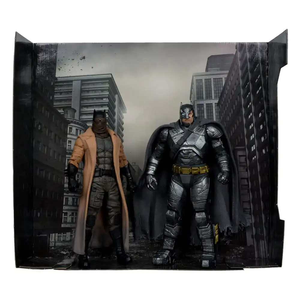 DC Multiverse McFarlane Collector Edition akčné figúrky 2-Pack #02 Batman (Knightmare) & Batman (Armor Suit) (BvS: DoJ) (Gold Label) 18 cm produktová fotografia
