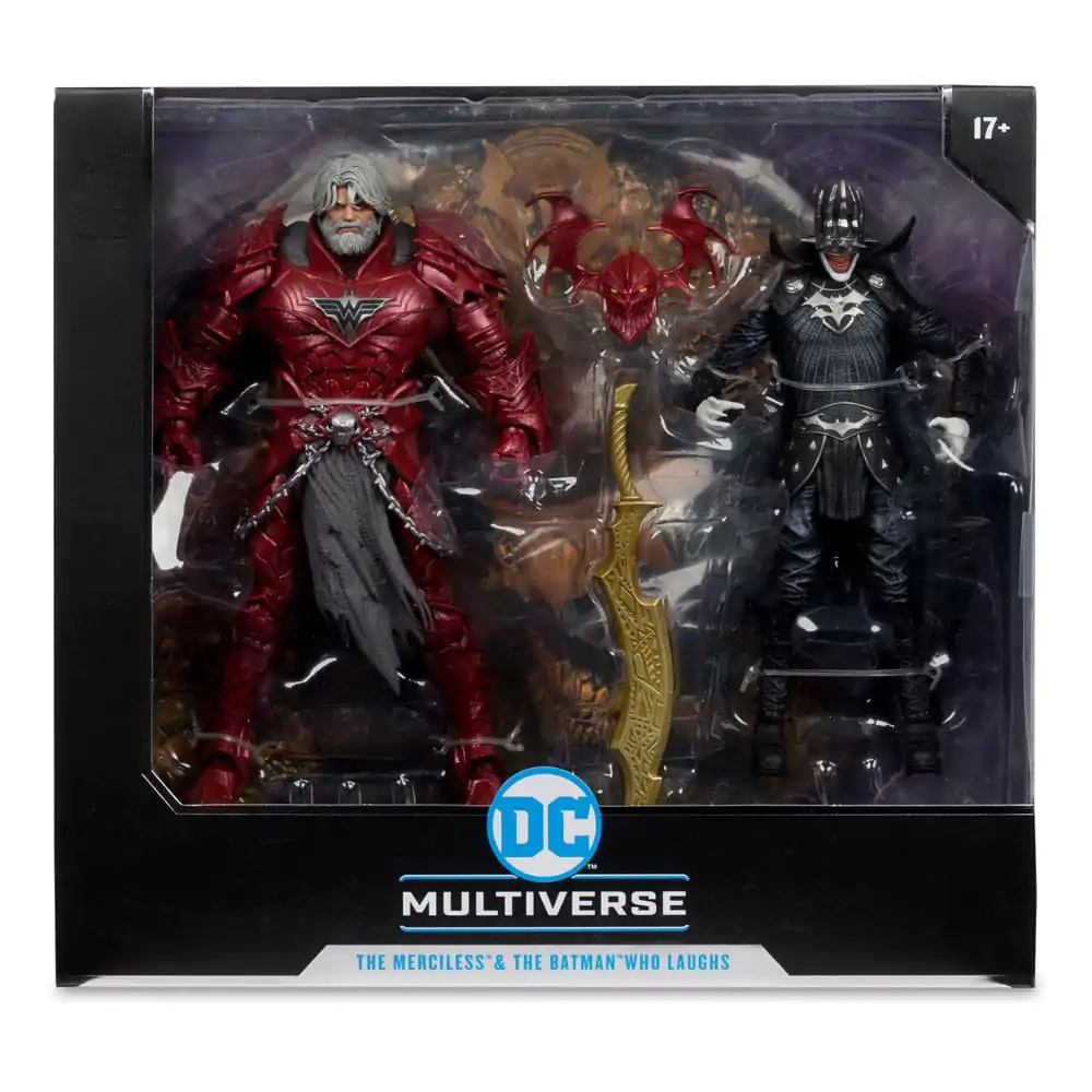 DC Multiverse McFarlane Collector Edition Dvojbalenie akčných figúrok #04 Batman who laughs (Knight Armor) & Merciless (Dark Multiverse) 18 cm produktová fotografia