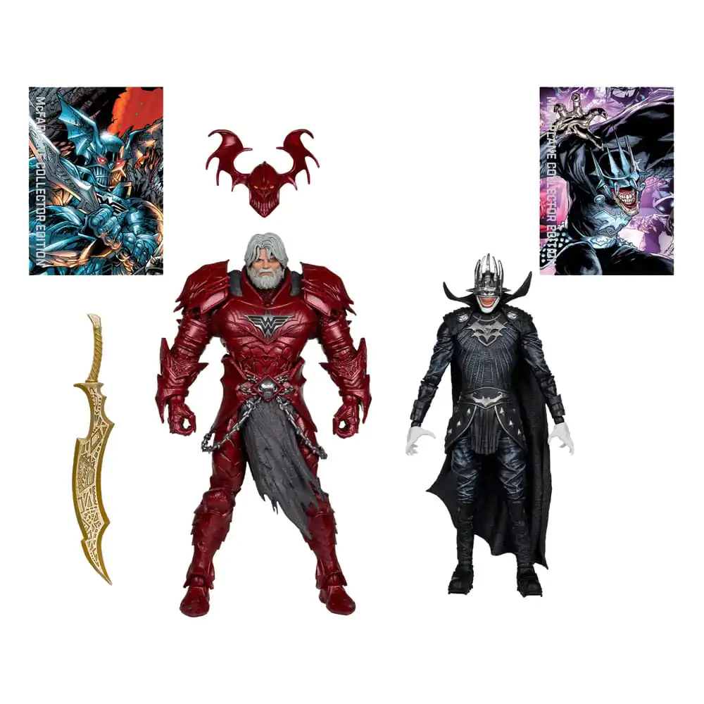 DC Multiverse McFarlane Collector Edition Dvojbalenie akčných figúrok #04 Batman who laughs (Knight Armor) & Merciless (Dark Multiverse) 18 cm produktová fotografia