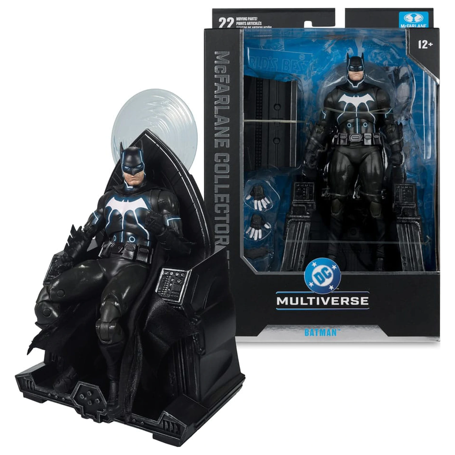 DC Multiverse McFarlane Zberateľská edícia akčná figúrka #47 Batman & Mobius Chair (Darkseid War) 18 cm produktová fotografia