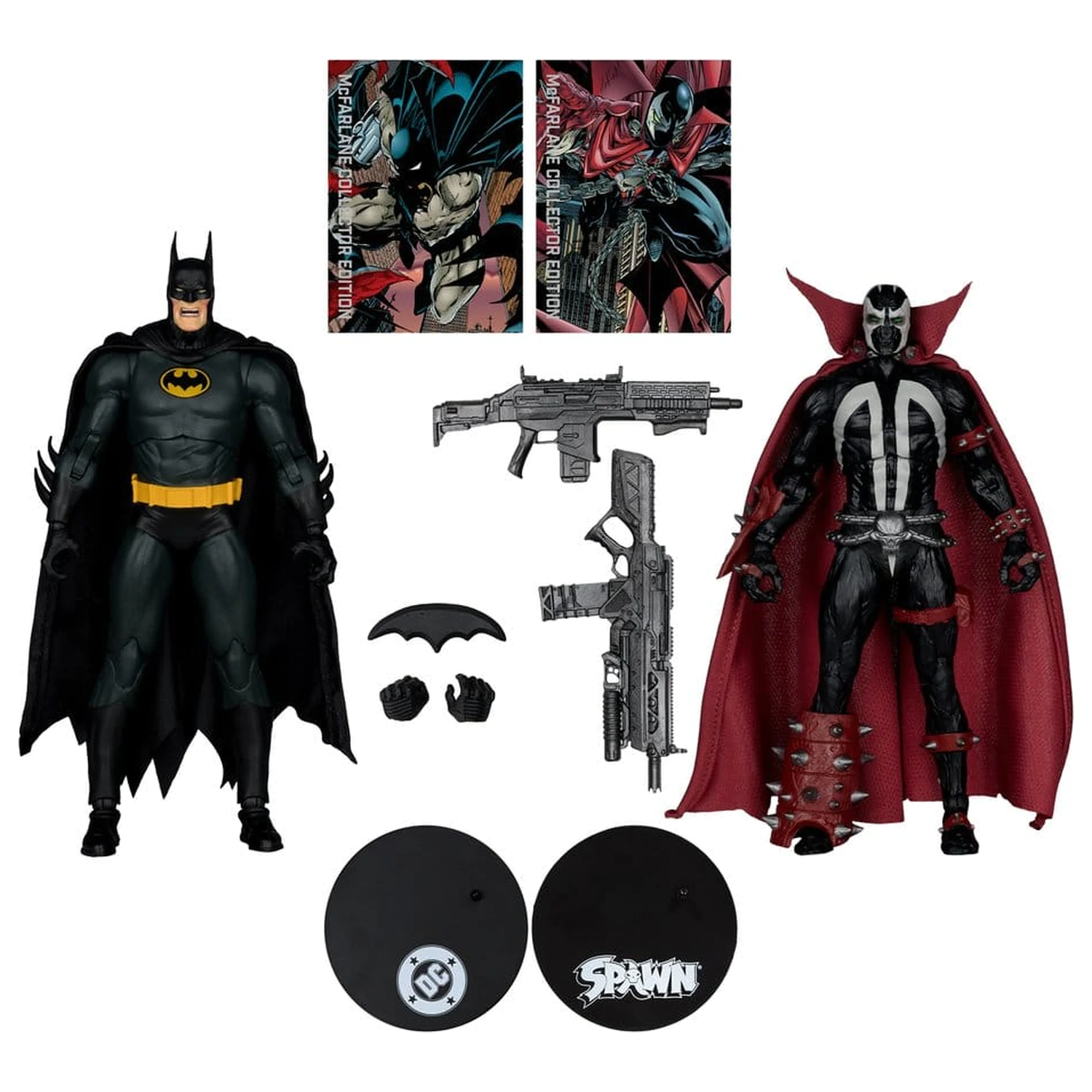 DC Multiverse McFarlane Collector Edition akčná figúrka 2-balenie Batman & Spawn (Gold Label) 18 cm produktová fotografia