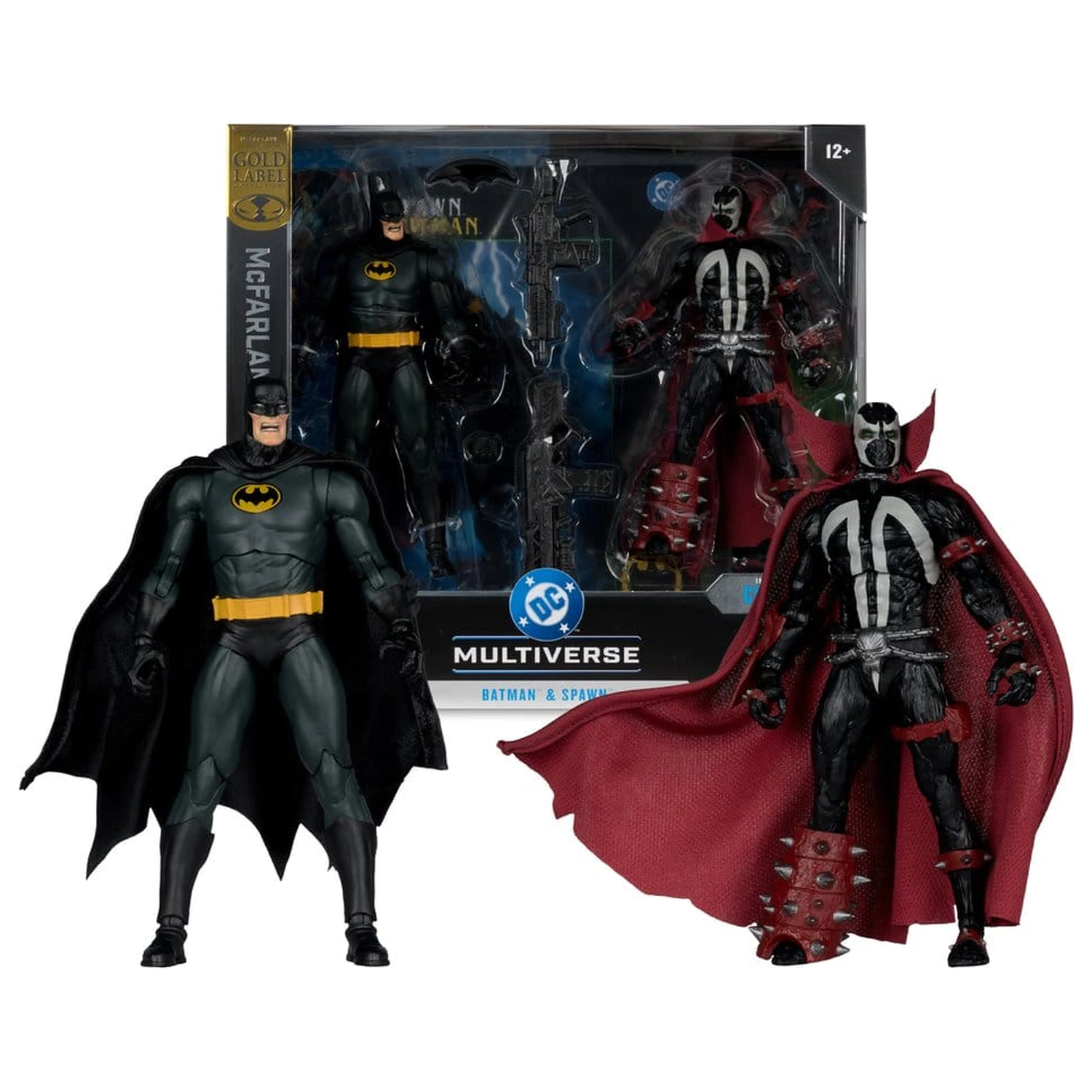 DC Multiverse McFarlane Collector Edition akčná figúrka 2-balenie Batman & Spawn (Gold Label) 18 cm produktová fotografia