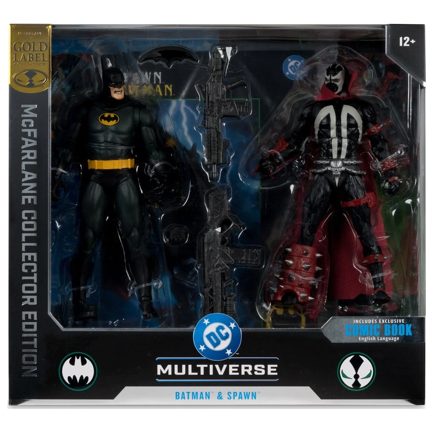 DC Multiverse McFarlane Collector Edition akčná figúrka 2-balenie Batman & Spawn (Gold Label) 18 cm produktová fotografia