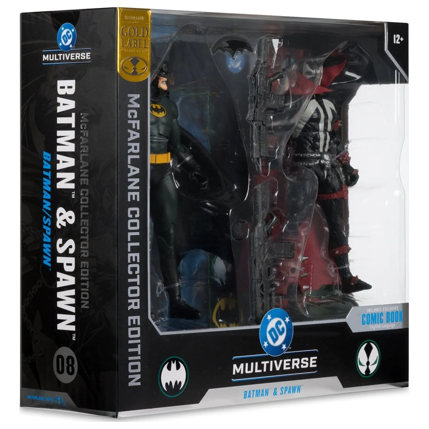 DC Multiverse McFarlane Collector Edition akčná figúrka 2-balenie Batman & Spawn (Gold Label) 18 cm produktová fotografia
