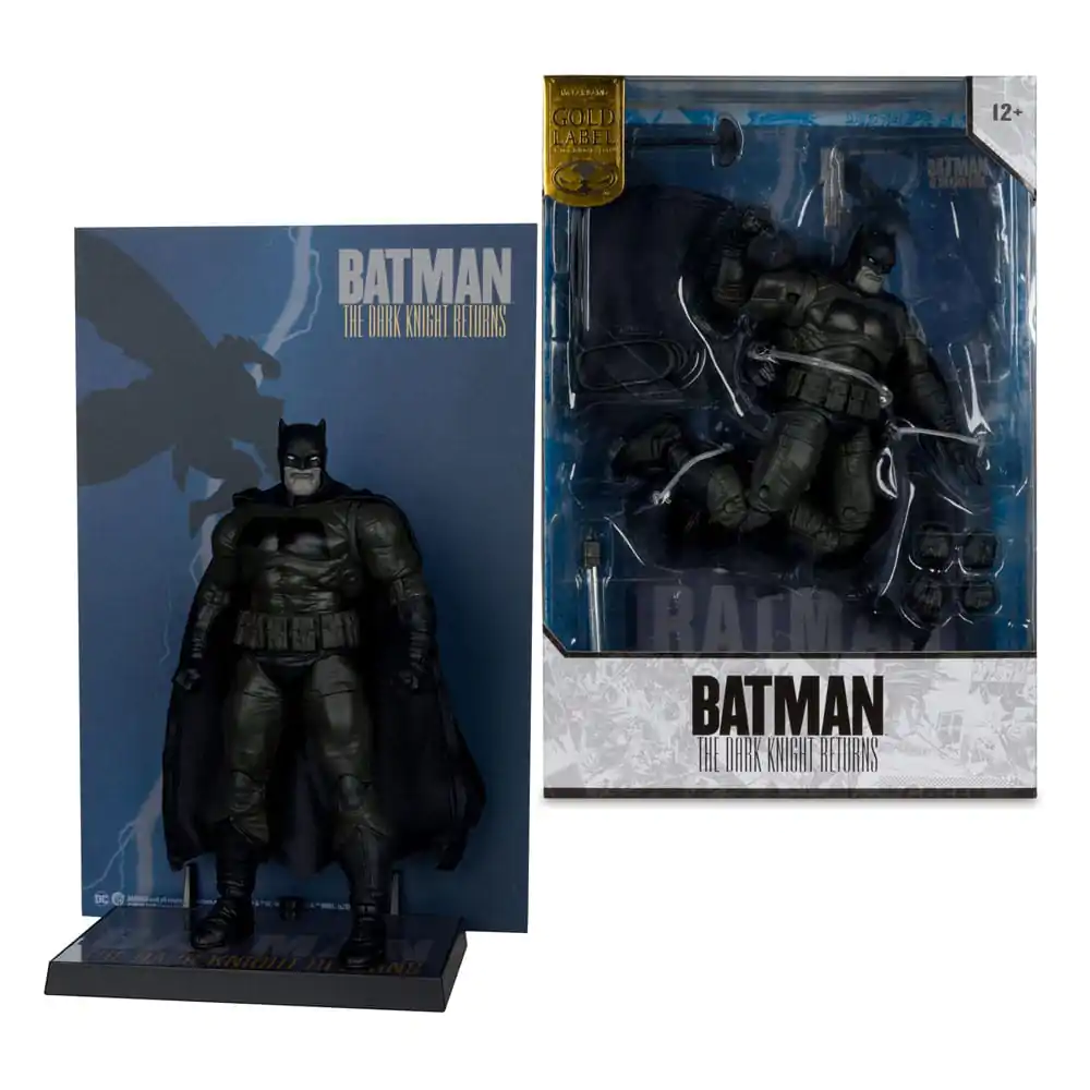 DC Multiverse McFarlane Cover Recreations Akčná Figúrka Batman (Batman: The Dark Knight Returns #1) (Gold Label) 18 cm produktová fotografia