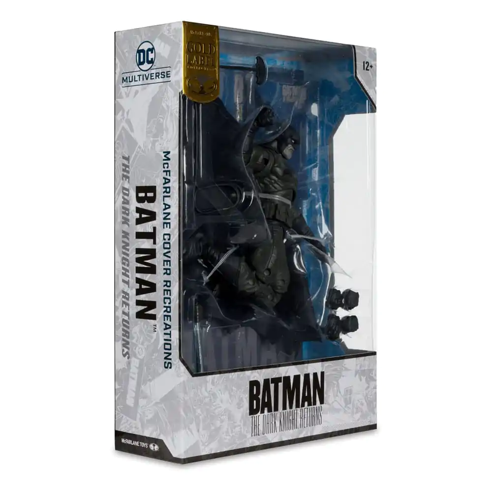 DC Multiverse McFarlane Cover Recreations Akčná Figúrka Batman (Batman: The Dark Knight Returns #1) (Gold Label) 18 cm produktová fotografia