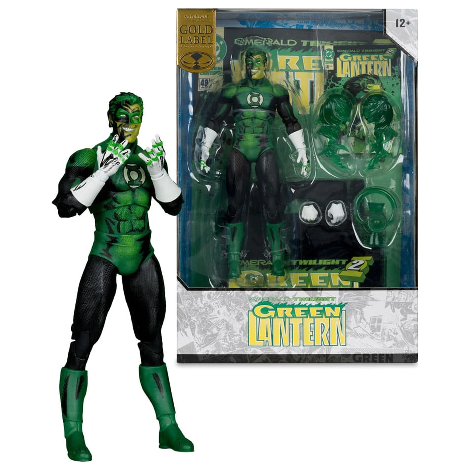 DC Multiverse McFarlane Cover Recreations Akčná figúrka Green Lantern (Emerald Twilight) (Gold Label) 18 cm produktová fotografia
