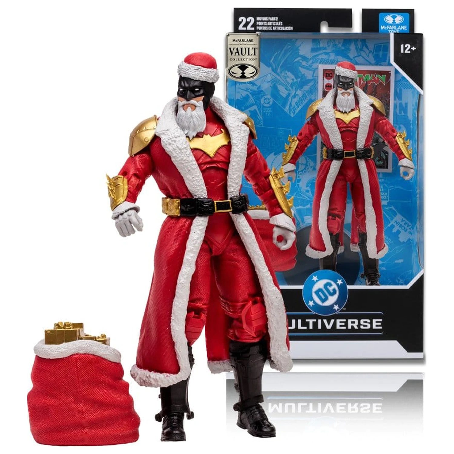DC Multiverse McFarlane Vault Collection akčná figúrka Batman (Red Santa Suit) 18 cm produktová fotografia