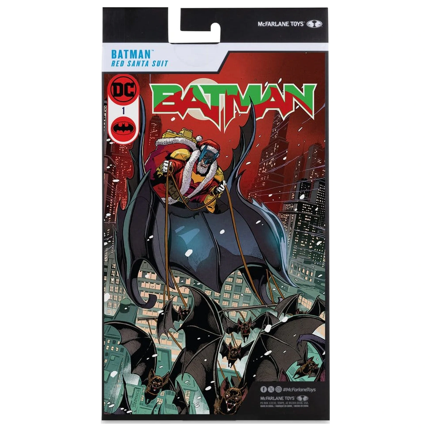 DC Multiverse McFarlane Vault Collection akčná figúrka Batman (Red Santa Suit) 18 cm produktová fotografia