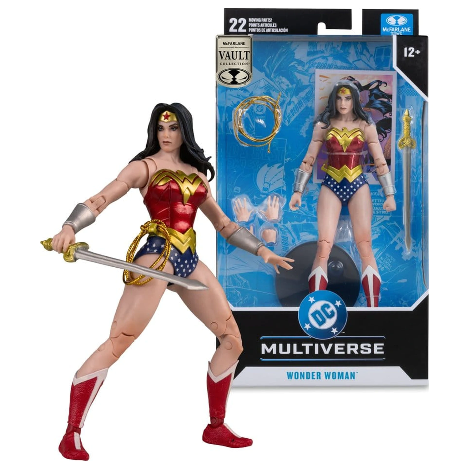 DC Multiverse McFarlane Vault Collection akčná figúrka Wonder Woman (Classic) 18 cm produktová fotografia