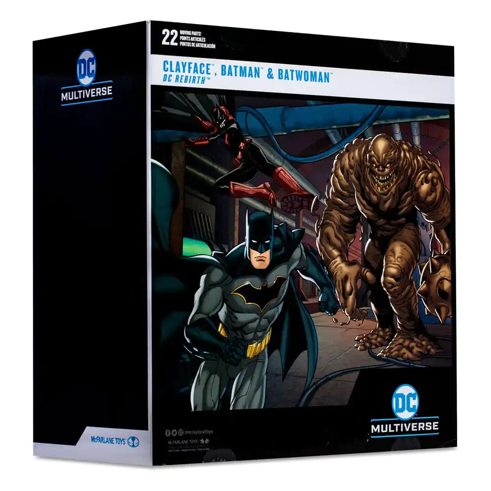 DC Multiverse Akčné Figúrky Multipack Clayface, Batman & Batwoman (DC Rebirth) (Gold Label) 18 cm produktová fotografia