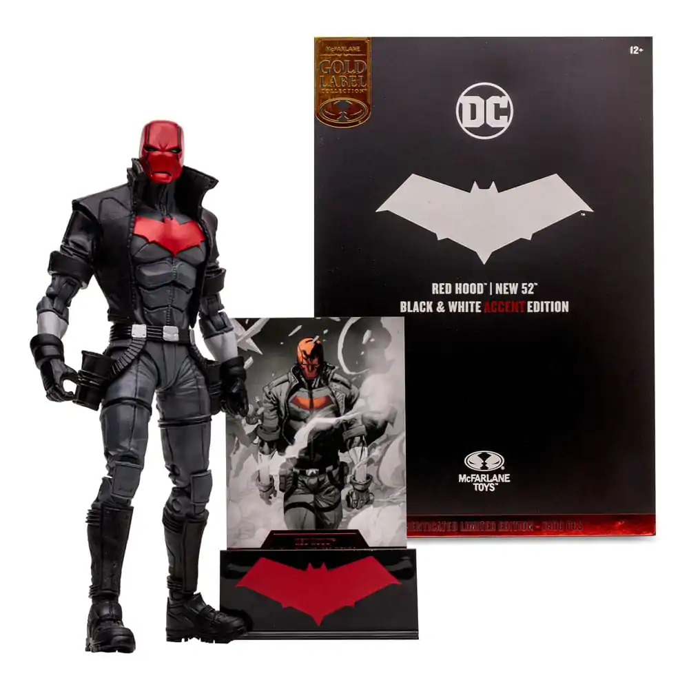 Akčná figúrka DC Multiverse Red Hood (The New 52) Black & White Accent Edition (Gold Label) 18 cm produktová fotografia