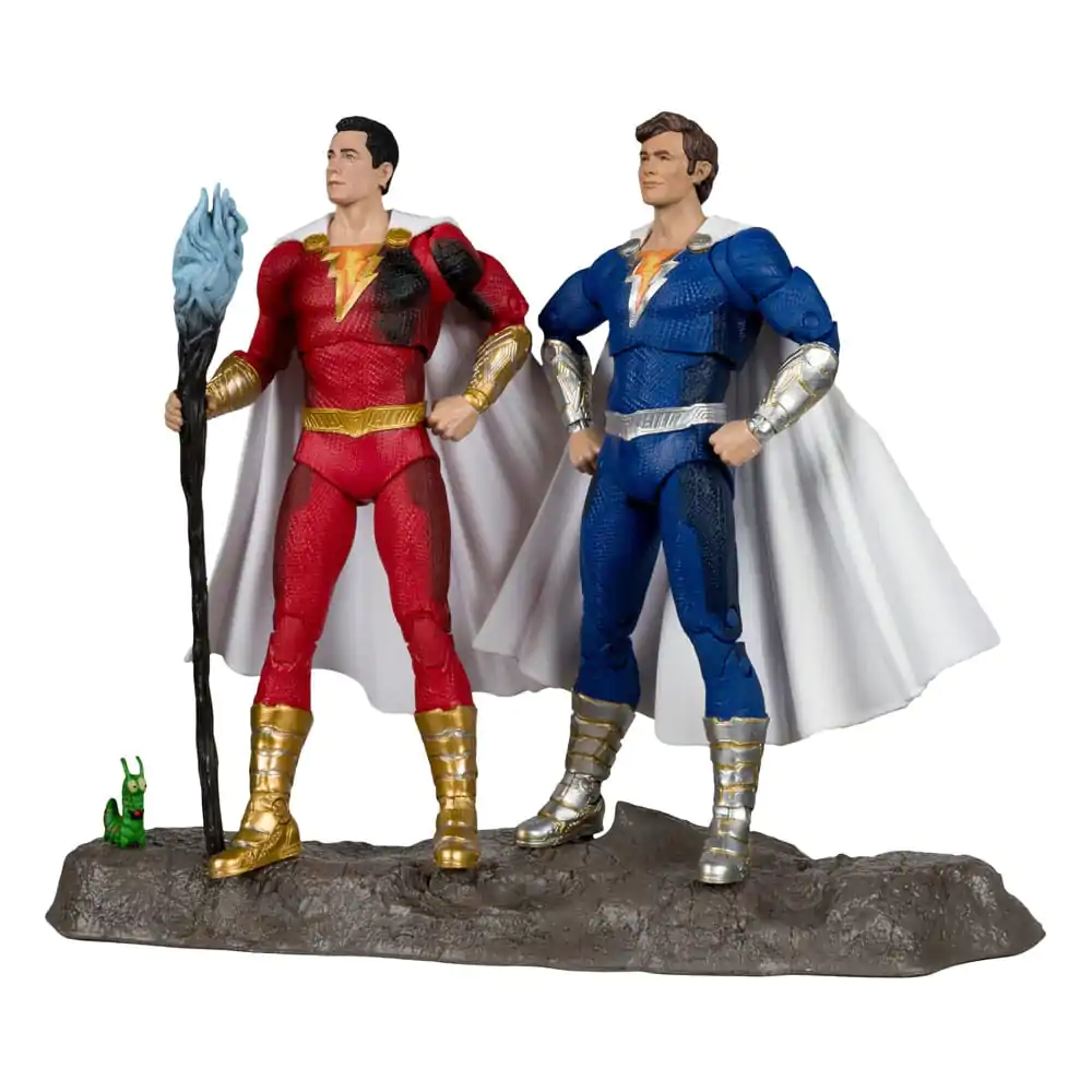 DC Multiverse akčných figúrok csomag 2 db Shazam (Battle Damage) & Freddie Freeman (Gold Label) 18 cm termékfotó