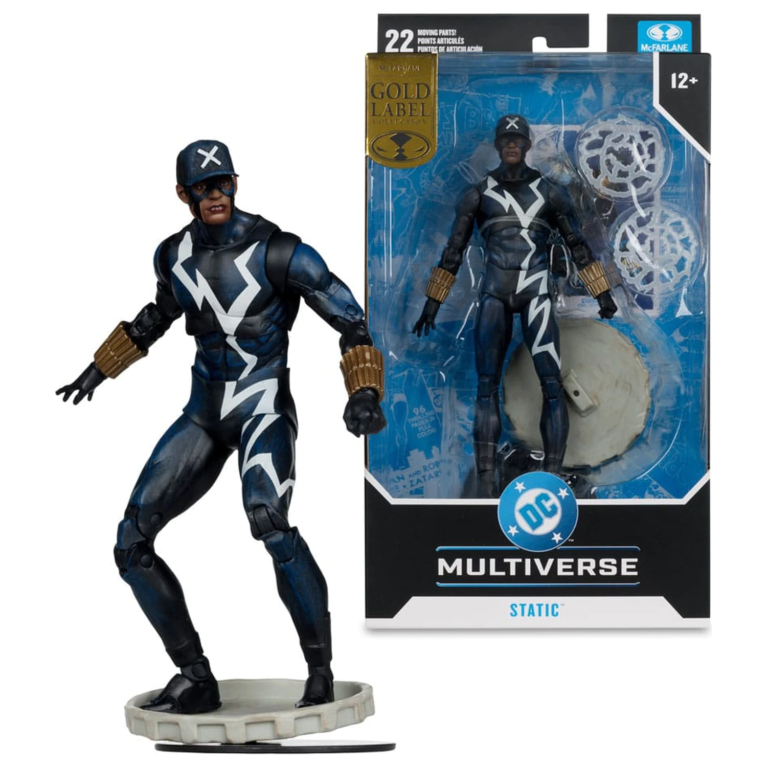 DC Multiverse akčná figúrka Static Shock (Trial by Fire) (Gold Label) 18 cm produktová fotografia