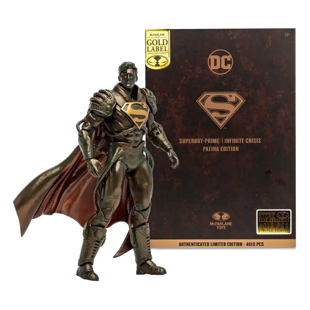 DC Multiverse Akčná figúrka Superboy Prime (Patina) (Gold Label) 18 cm termékfotó