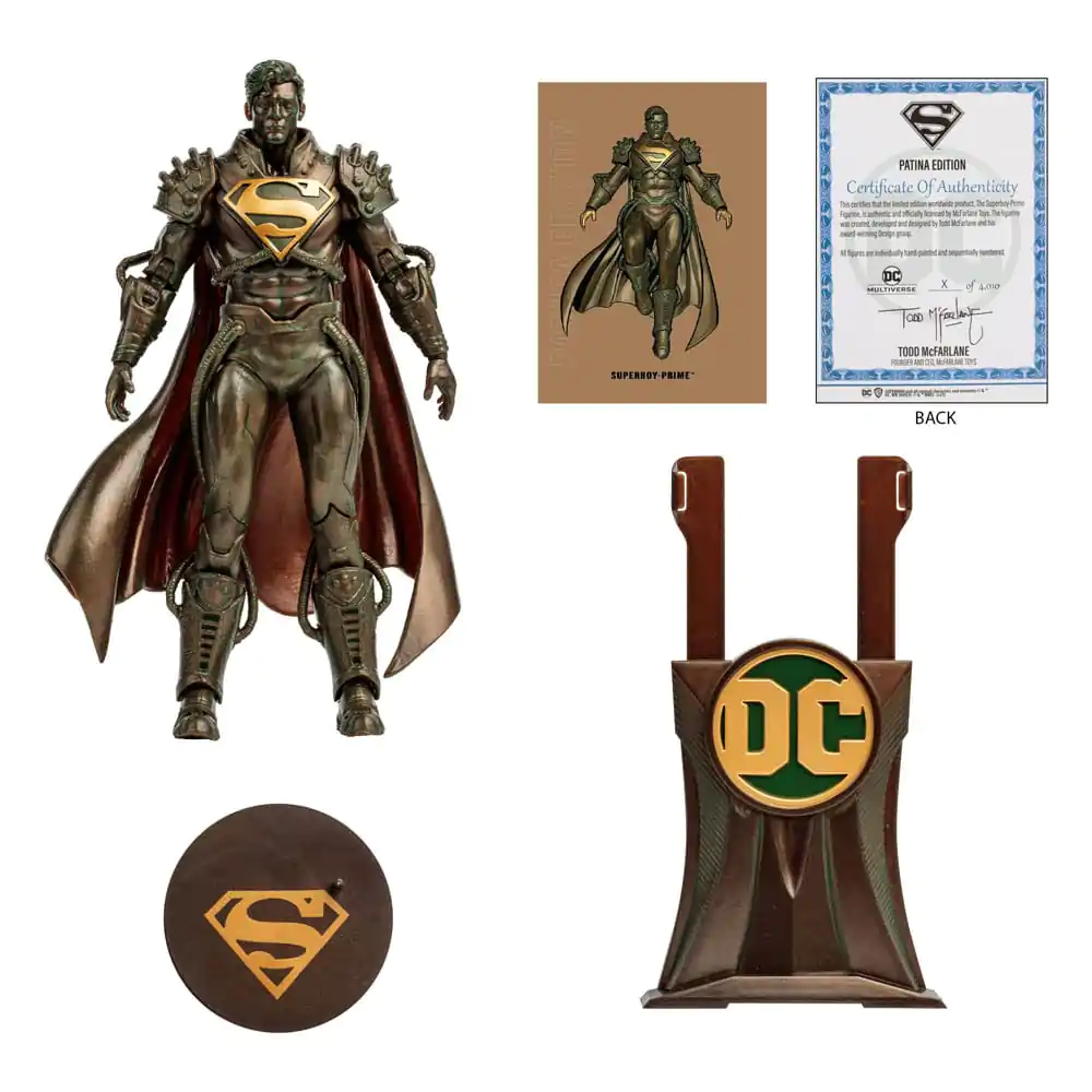 DC Multiverse Akčná figúrka Superboy Prime (Patina) (Gold Label) 18 cm termékfotó