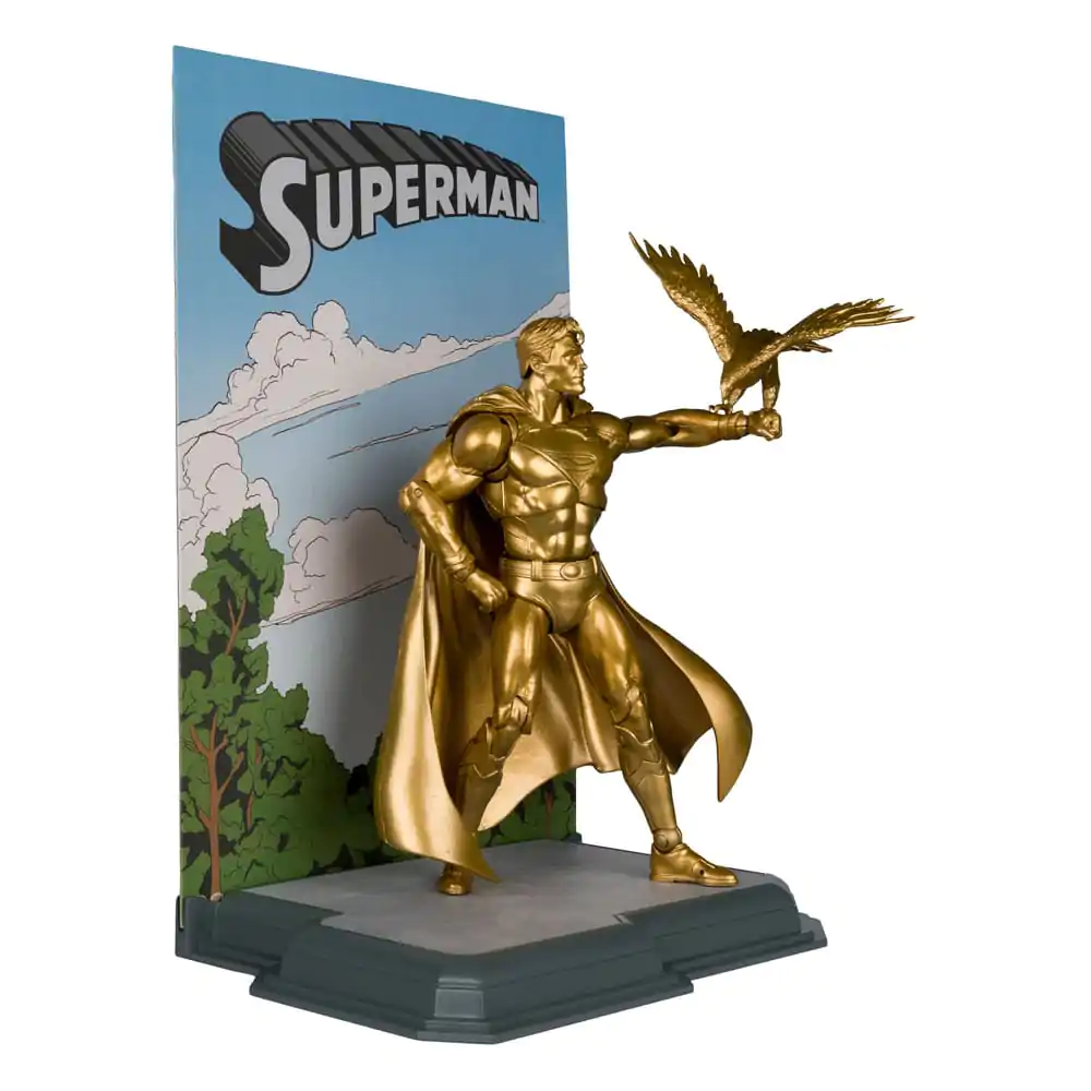 DC Multiverse Akčná figúrka Superman (Centennial Park Tribute Statue) Gold Label 18 cm termékfotó