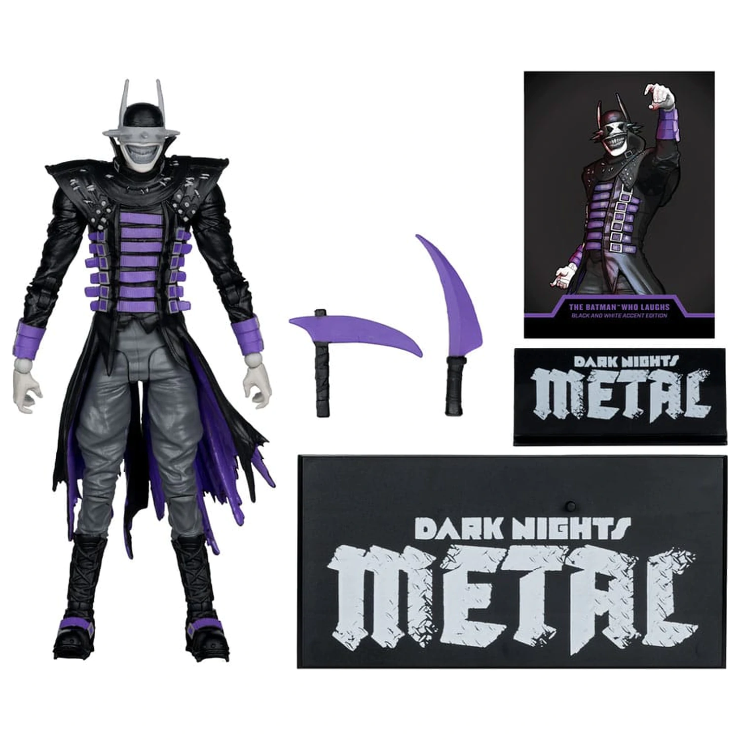 DC Multiverse Akčná figúrka The Batman Who Laughs (B&W with accent) (Gold Label) 18 cm produktová fotografia