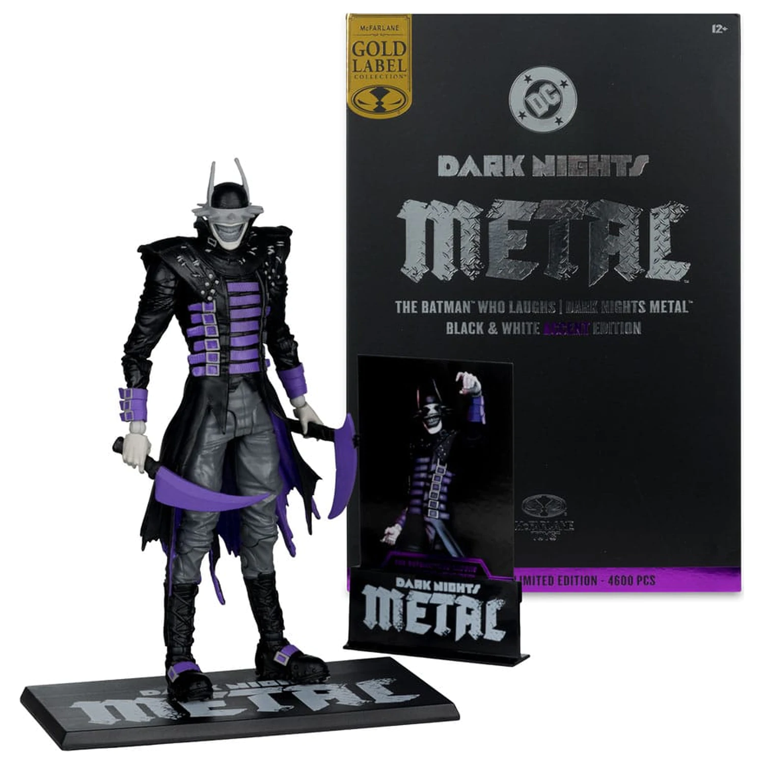 DC Multiverse Akčná figúrka The Batman Who Laughs (B&W with accent) (Gold Label) 18 cm produktová fotografia