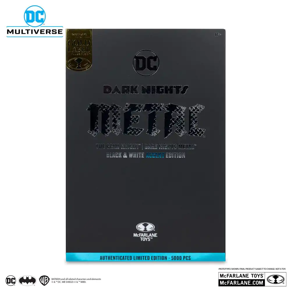 DC Multiverse Akčná figúrka The Grim Knight (Dark Nights Metal) (Black & White Accent Edition) (Gold Label) 18 cm produktová fotografia