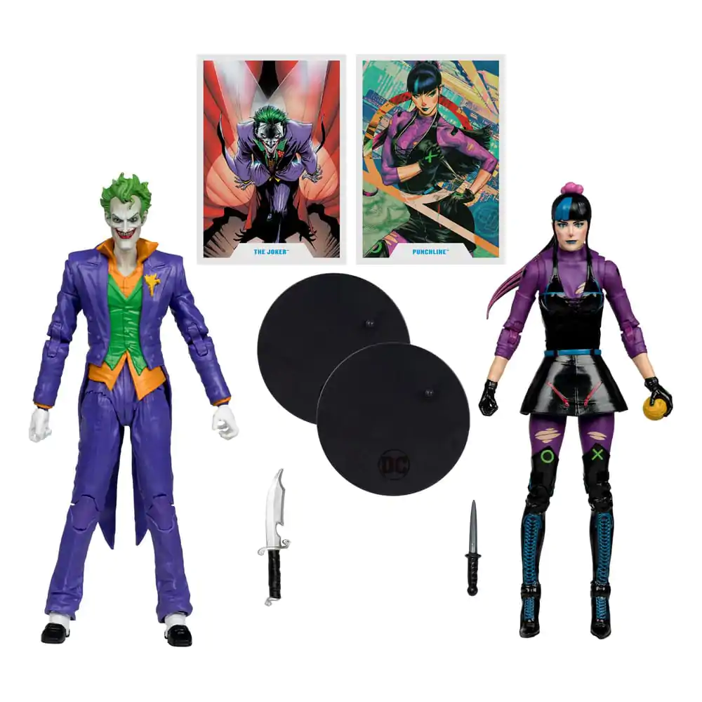 DC Multiverse Akčné figúrky 2-es csomag The Joker & Punchline 18 cm termékfotó