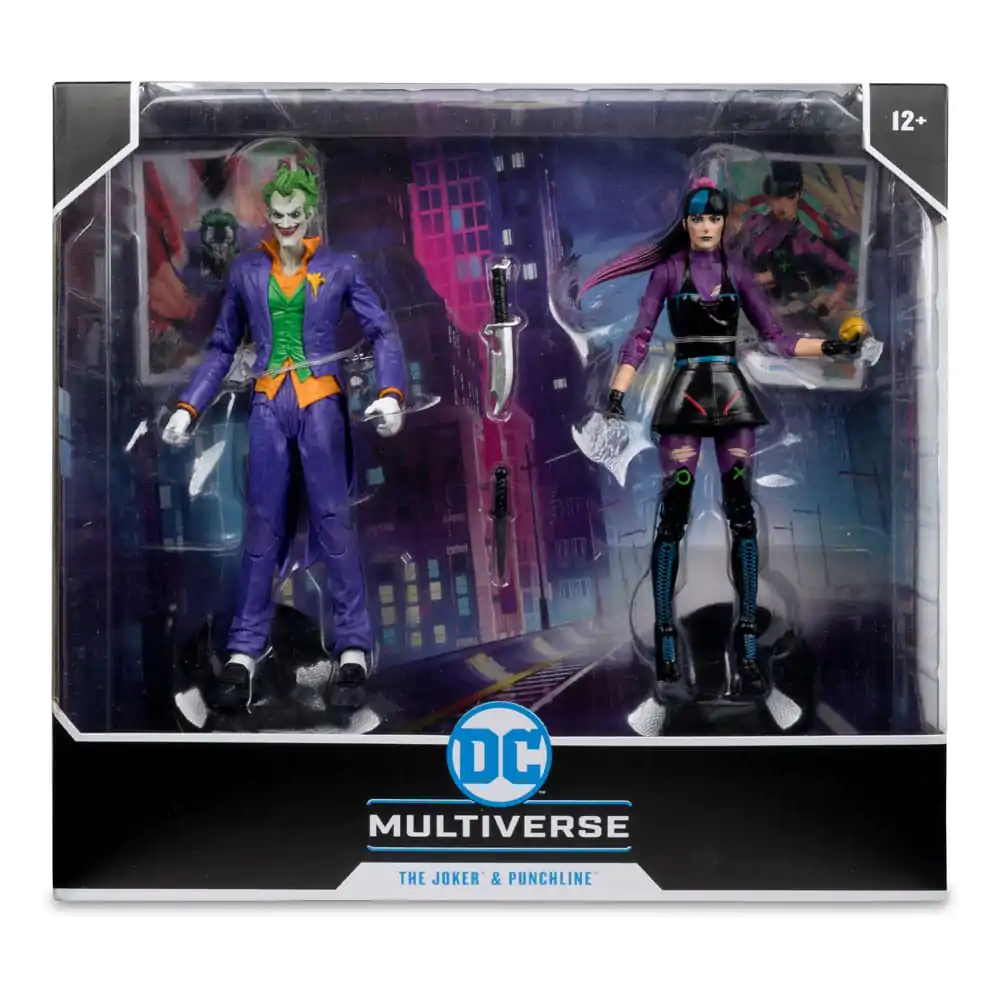 DC Multiverse Akčné figúrky 2-es csomag The Joker & Punchline 18 cm termékfotó