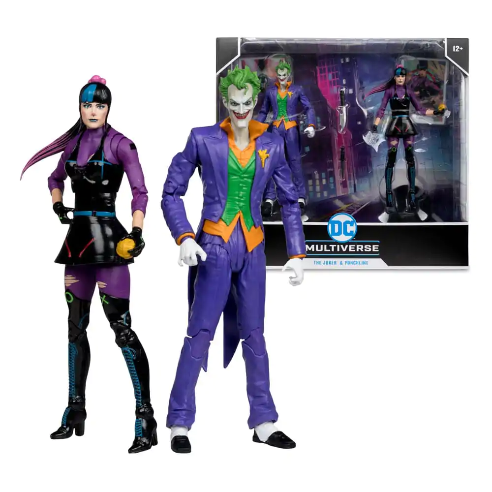 DC Multiverse Akčné figúrky 2-es csomag The Joker & Punchline 18 cm termékfotó