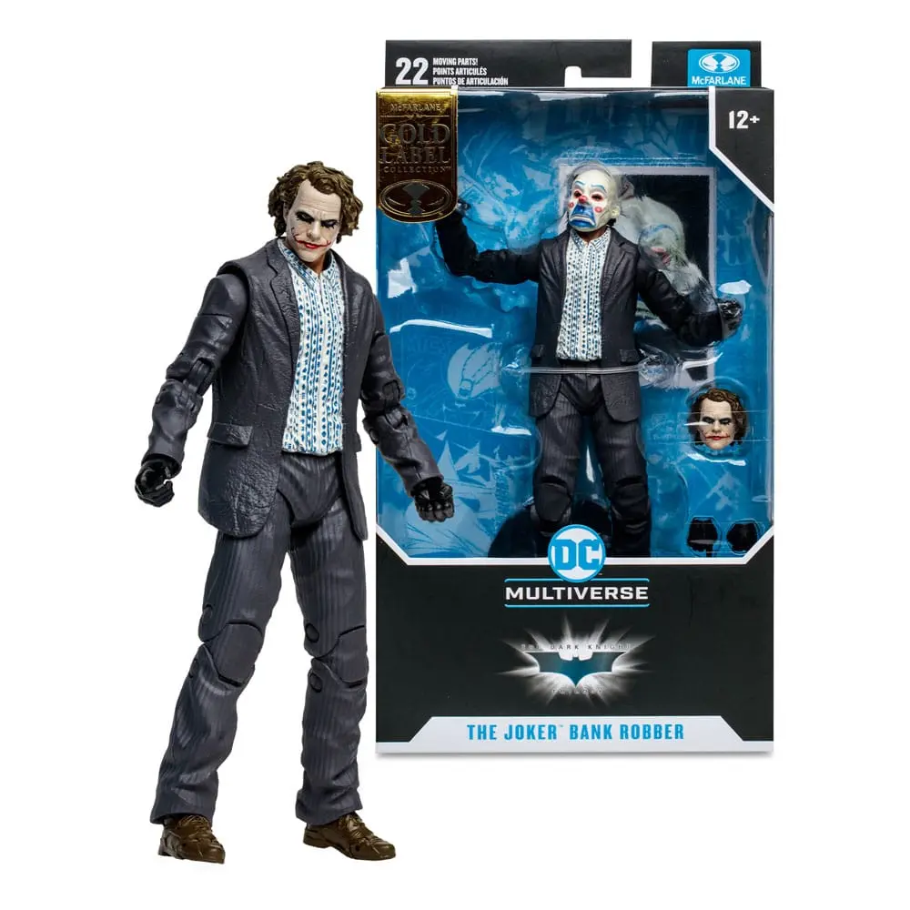 DC Multiverse Akčná figúrka The Joker (The Dark Knight) (Bank Robber Variant) (Gold Label) 18 cm produktová fotografia
