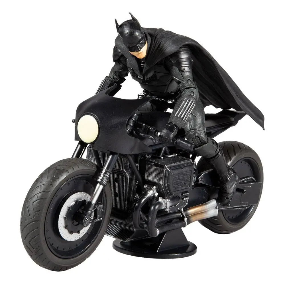 DC Multiverse Vehicles Batcycle The Batman (Film) produktová fotografia