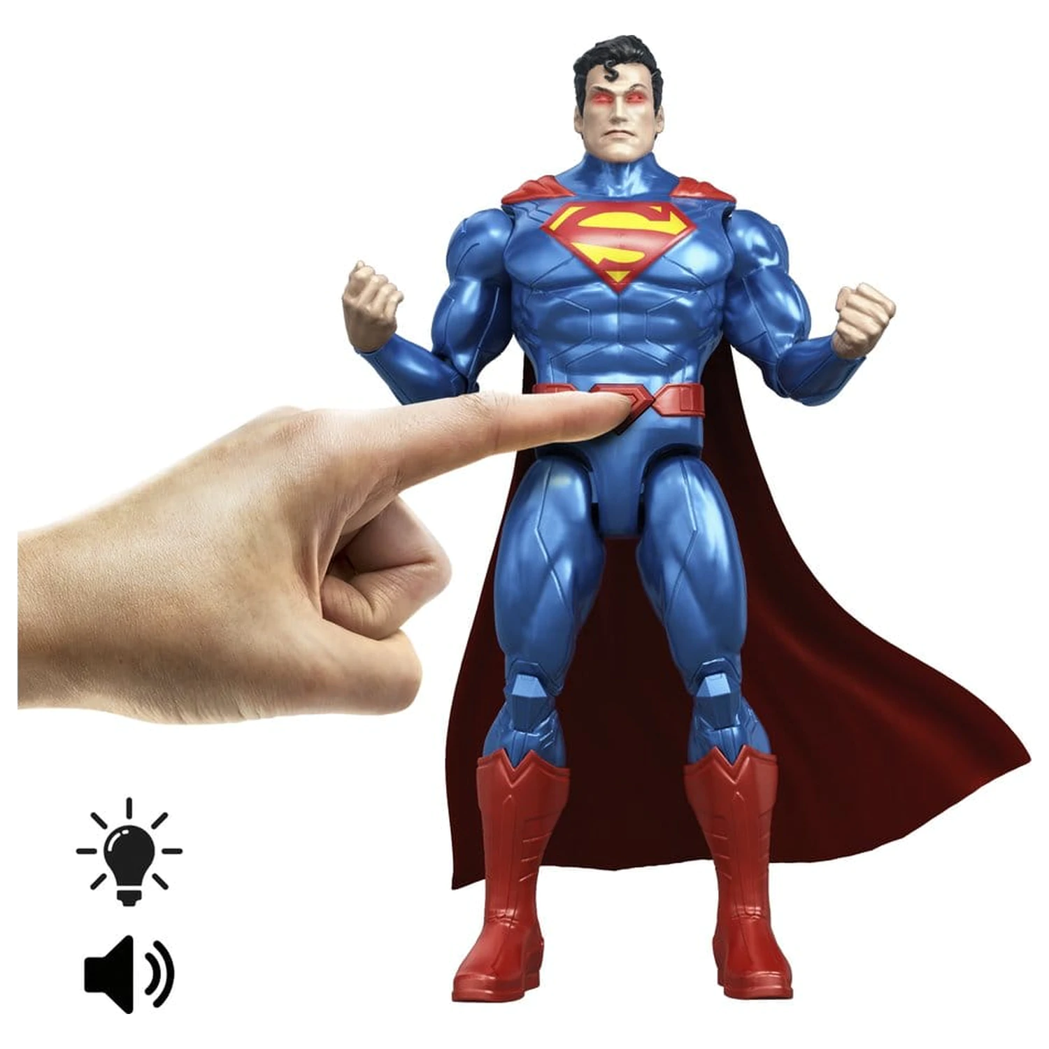 DC Premier akčná figúrka so zvukom a svetlom Heat Vision Superman 16 cm produktová fotografia