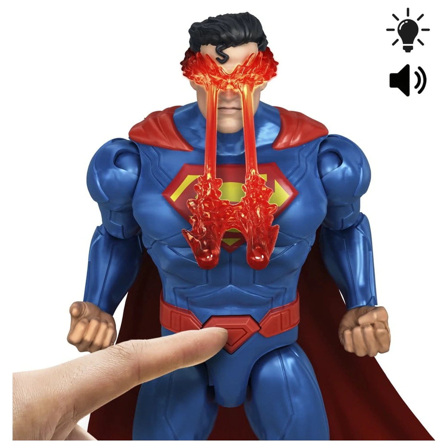 DC Premier akčná figúrka so zvukom a svetlom Heat Vision Superman 16 cm produktová fotografia